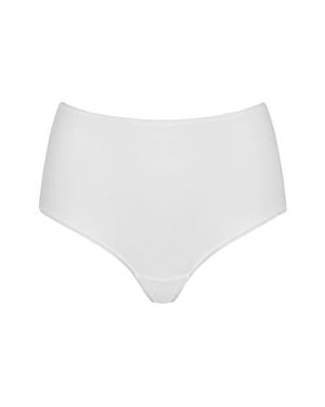 Huit Coton Bio High Waisted Bikini - White