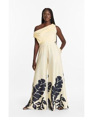 Diarrablu Wide-Leg Palazzo Jant Pants - White
