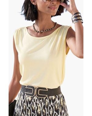 Lascana Shoulder Detail Top - Black