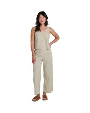 Toad & Co. Taj Hemp Button Back Tank - Green