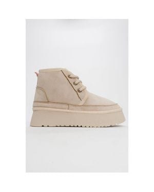 Prologue Shoes Ovela Chunky Boot - Natural