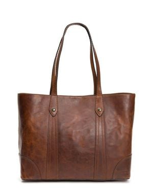 Frye Melissa Leather Shopper - Brown