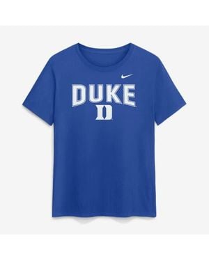 Nike Duke Devils Arch Logo T-Shirt - Blue