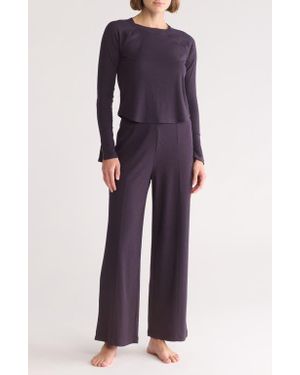 Honeydew Intimates Work From Home Rib Pajamas - Blue