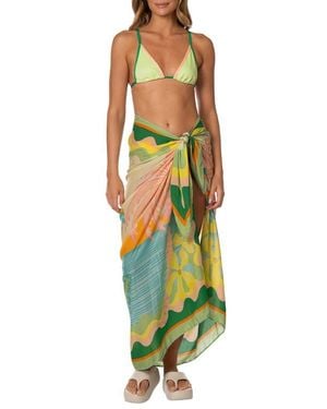 Maaji Pastel Mirage Isla Cover-Up Pareo - Green