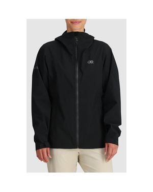 Outdoor Research Stratoburst Packable Rain Jacket - Black