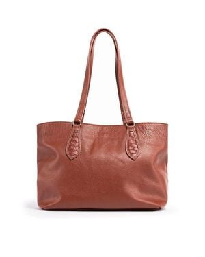 Deux Mains Mid Tote - Red