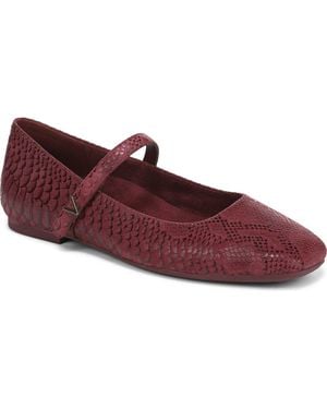 Vionic Alameda Mary Jane Flat - Red