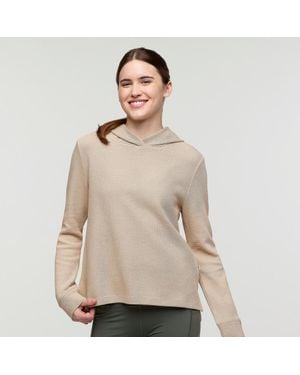 COTOPAXI Atajo Long-Sleeve Waffle Hoodie - Natural