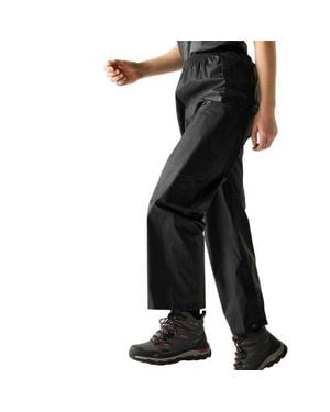 Regatta Waterproof Straight Leg Over Pants - Black
