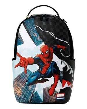 Sprayground Kids' Marvel Spider- Curtain Reveal Backpack - Blue