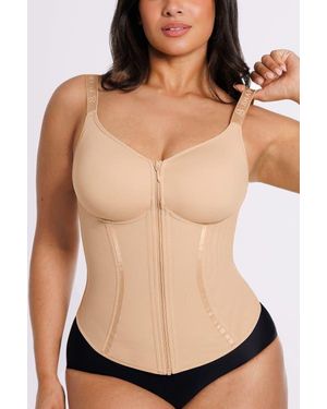 Shapellx Tummy Control Corset Shaping Top - Black