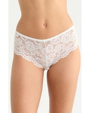Kilo Brava Lace Hipster Panties - White
