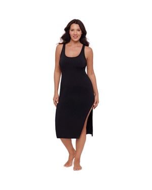 S3 Rib Coverup Dress - Black