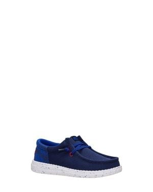 HEYDUDE Kids' Wally Funk Y Slip-On - Blue