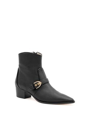 Amalfi by Rangoni Plotina Pointed Toe Bootie - Black
