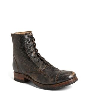 Bed Stu 'Protégé' Cap Toe Boot - Black