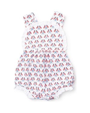 Lila and Hayes Eloise Girls' Bubble - White