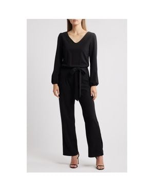NIKKI LUND Aileen Long Sleeve Jumpsuit - Black