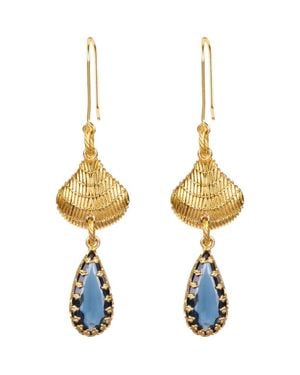 Lunaversoul Tesfaye Blues Earrings - Metallic
