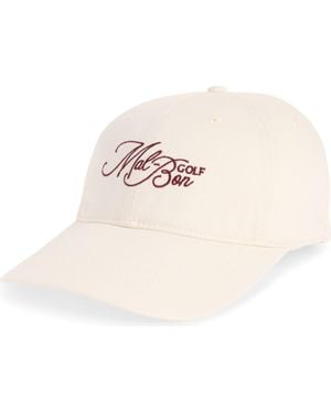 Malbon Palmera Embroidered Snapback Baseball Cap - Pink