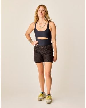 Carve Designs Oahu 6 Corduroy Short - Natural