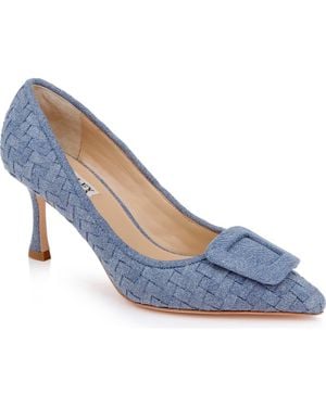Badgley Mischka Yanet Pointed Toe Pump - Blue