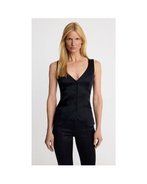 Smythe Tuxedo Waistcoat - Black