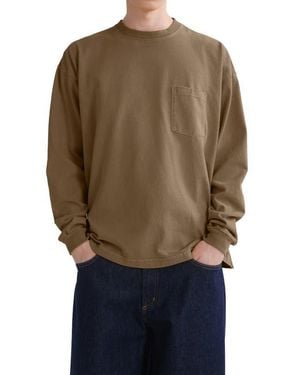 Agolde Lucan Long Sleeve T-Shirt - Multicolor