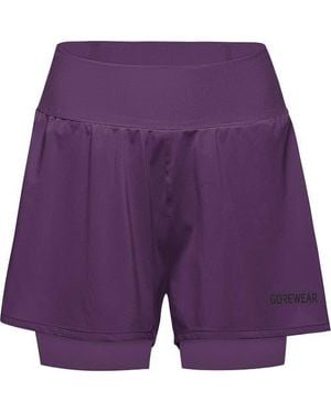 Gore Wear Concurve 3In 2-In-1 Short - Purple