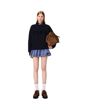 Maje Paris Embossed Logo Sweatshirt - Black
