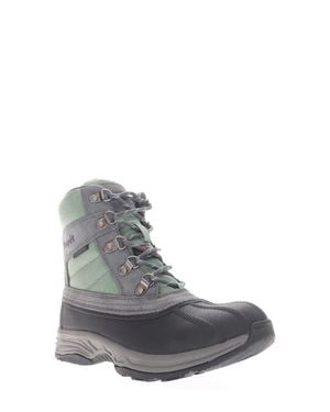 Propet Waterproof Leather Hiking Boots - Gray