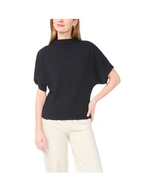 Vince Camuto Dolman Drape Sweater - Black