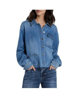 Wash Lab Denim Maddie Denim Jacket - Blue