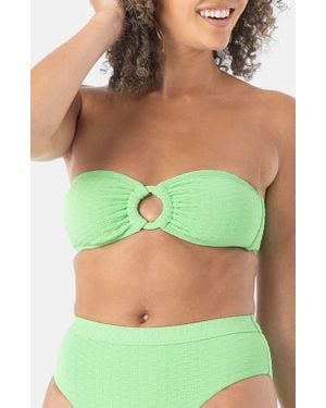 Roxy Haleiwa Bandeau Bikini Top - Green