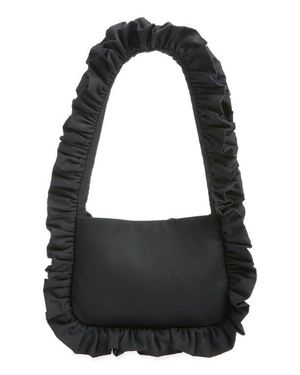 Baggy London Baguette Shoulder Bag - Black