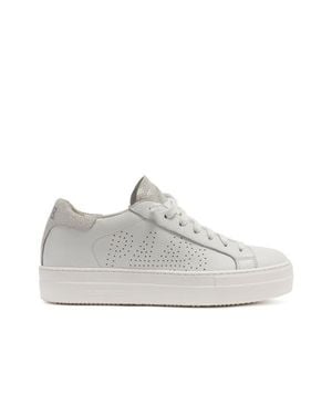 P448 Thea Platform Sneaker - White