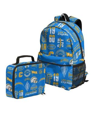 Outerstuff Los Angeles Chargers Backpack And Lunchbox Set - Blue