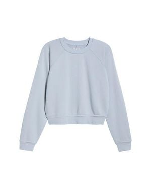 Lunya Silksweats Reversible Sweatshirt - Blue