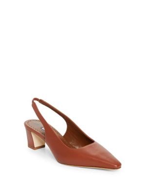 Manolo Blahnik Teutamospla Slingback Pump - Brown