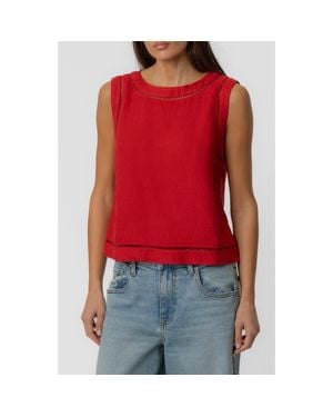 Kut From The Kloth Joanne Sleeveless Top - Red