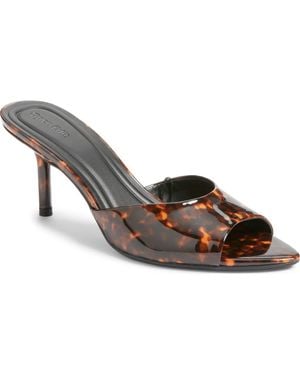 Open Edit Micah Heeled Sandal - Gray