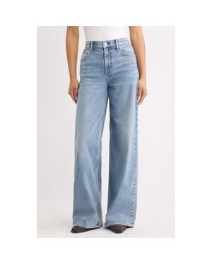 Rag & Bone Featherweight Sofie High Waist Wide Leg Jeans - Blue
