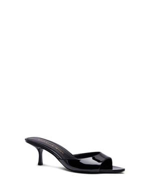 Stuart Weitzman Lexington Mule 50 - Black