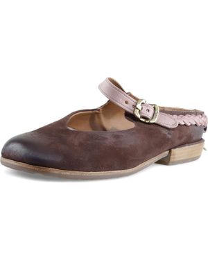 A.s.98 Zaria Mary Jane Flat - Brown