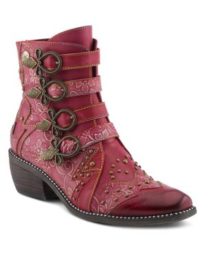 Spring Step Rodeha Bootie - Red