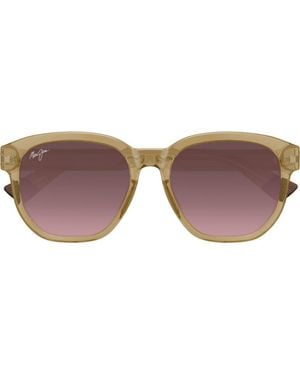 Maui Jim Akahai 62Mm Polarizedplus2 Oversize Square Sunglasses - Brown