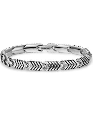 David Yurman Chevron Link Bracelet - Metallic