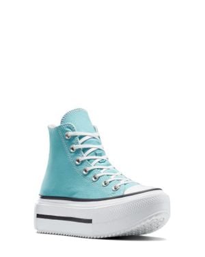 Converse Gender Inclusive Chuck Taylor All Star Lift Canvas High Top Platform Sneaker - Blue