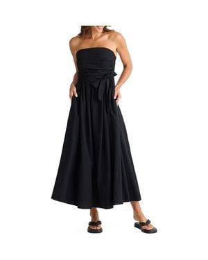 Brave+True Avalon Strapless Maxi Dress - Black